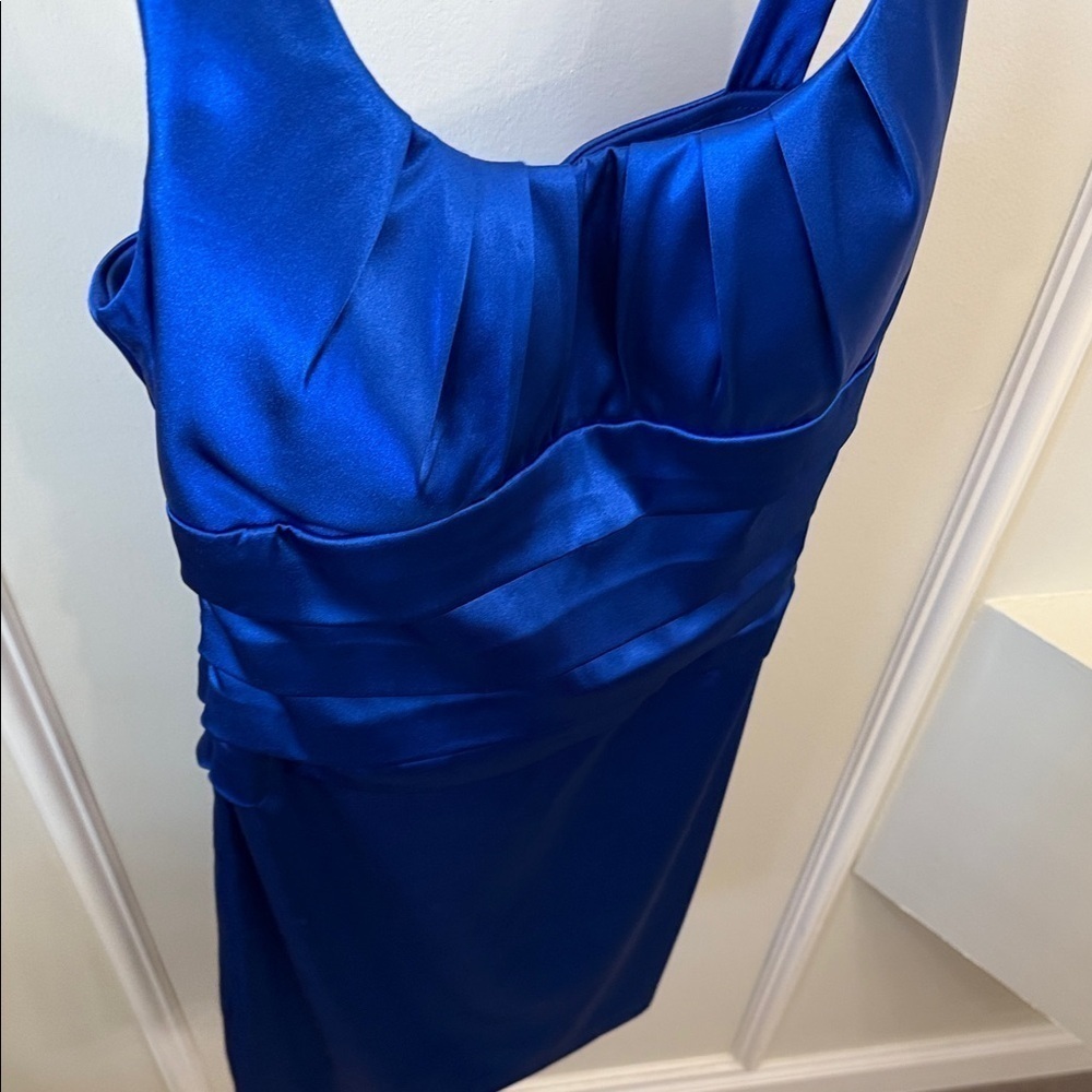 B Darlin Royal Blue Mini Dress - Picture 5 of 5